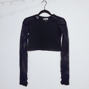 Forever 21 mesh workout shirt